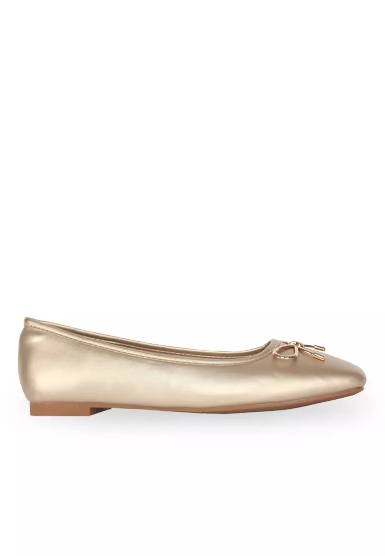 Jual NCY JOANNA J2265-11 FLAT SHOES CHAMPAGNE Original 2023