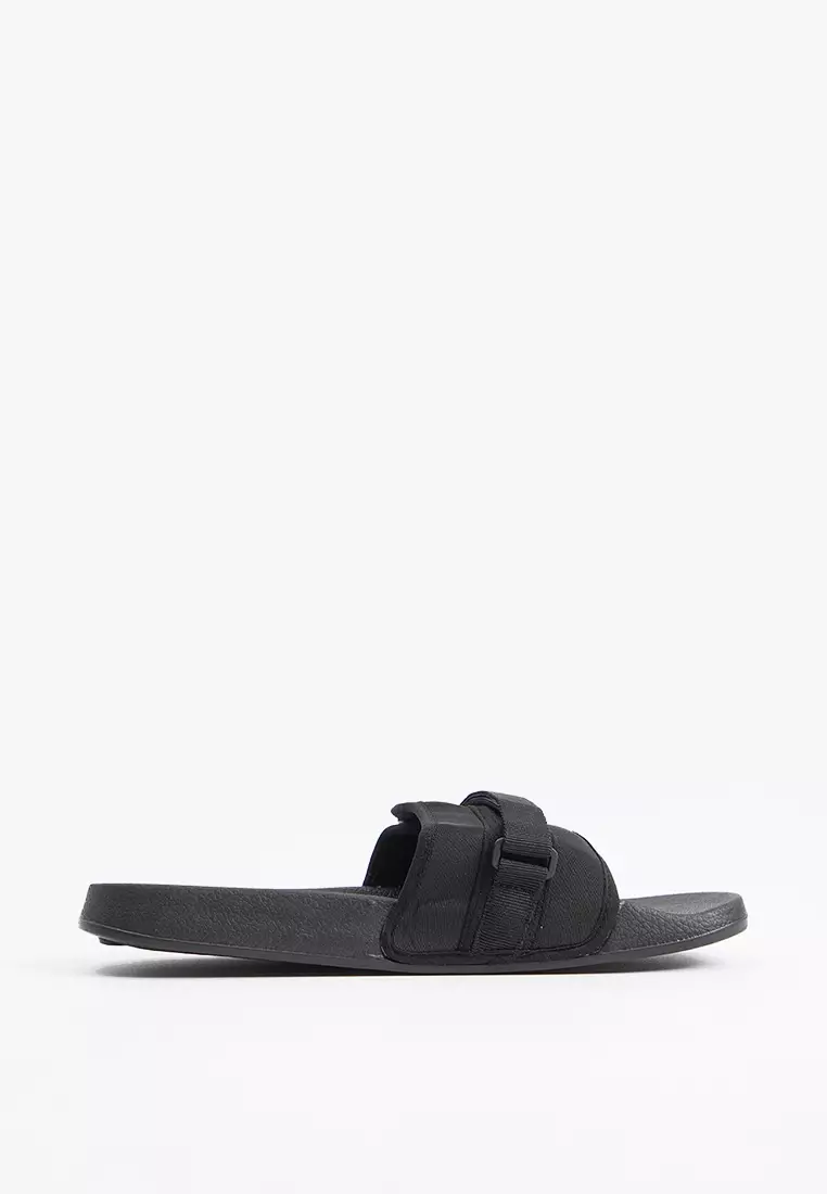 Discount on Penshoppe  shoes - SKU: Men's Strappy Velcro Band Slides
