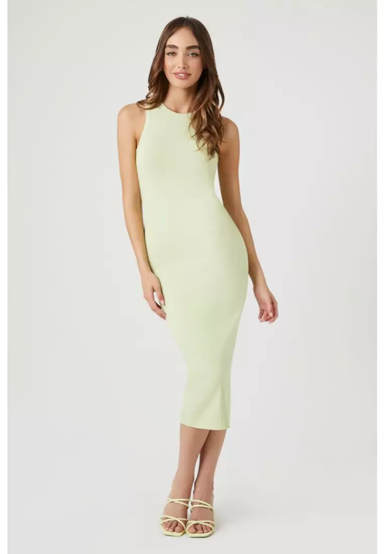 Buy FOREVER 21 Ribbed Knit Midi Dress 2024 Online ZALORA Philippines