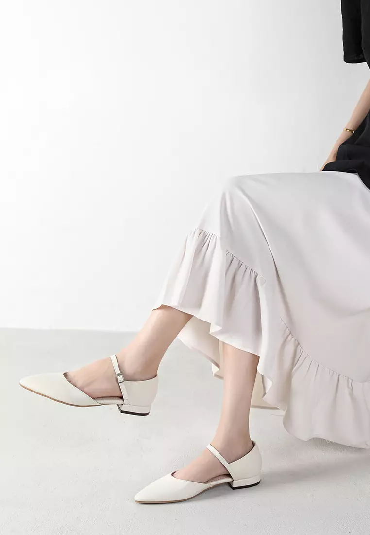 Ankle Strap Low Heel Shoes TH888-1