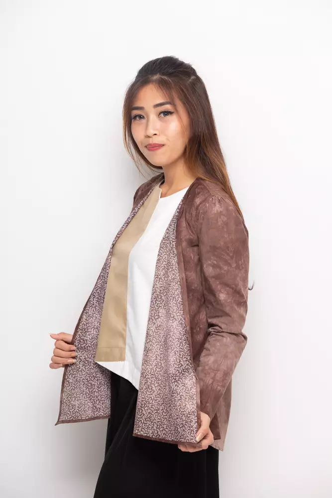 Senny Reversible Jacket In Brown