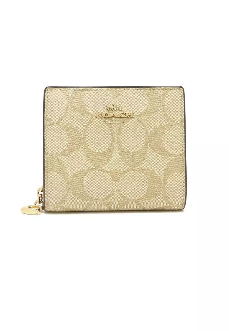 Khaki store coach wallet