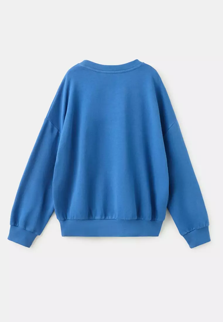 Oversized Embroidered Sweatshirt