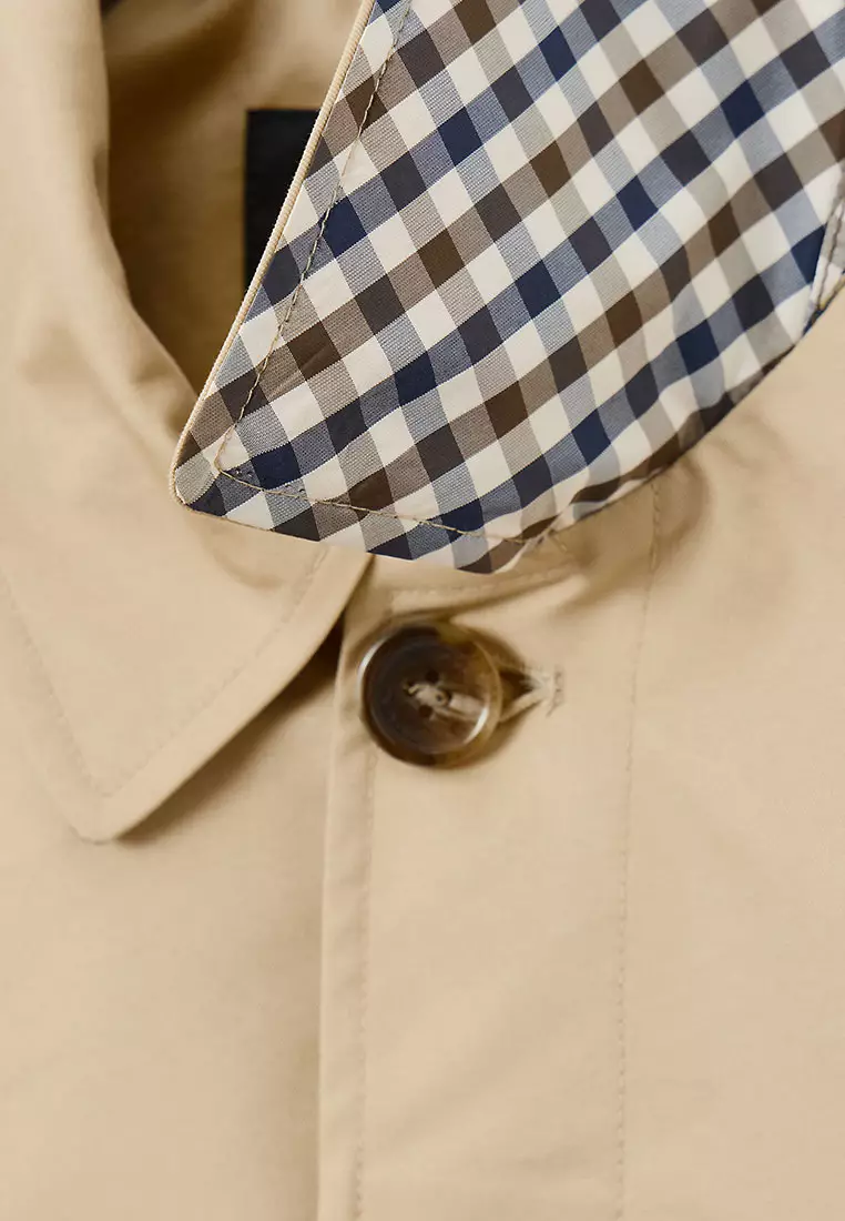 MENS STONE WHITEHOUSE MAC WITH CHECK DETAILS