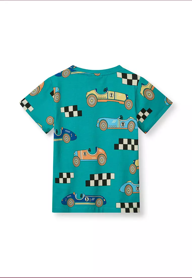 T-shirt with race cars
