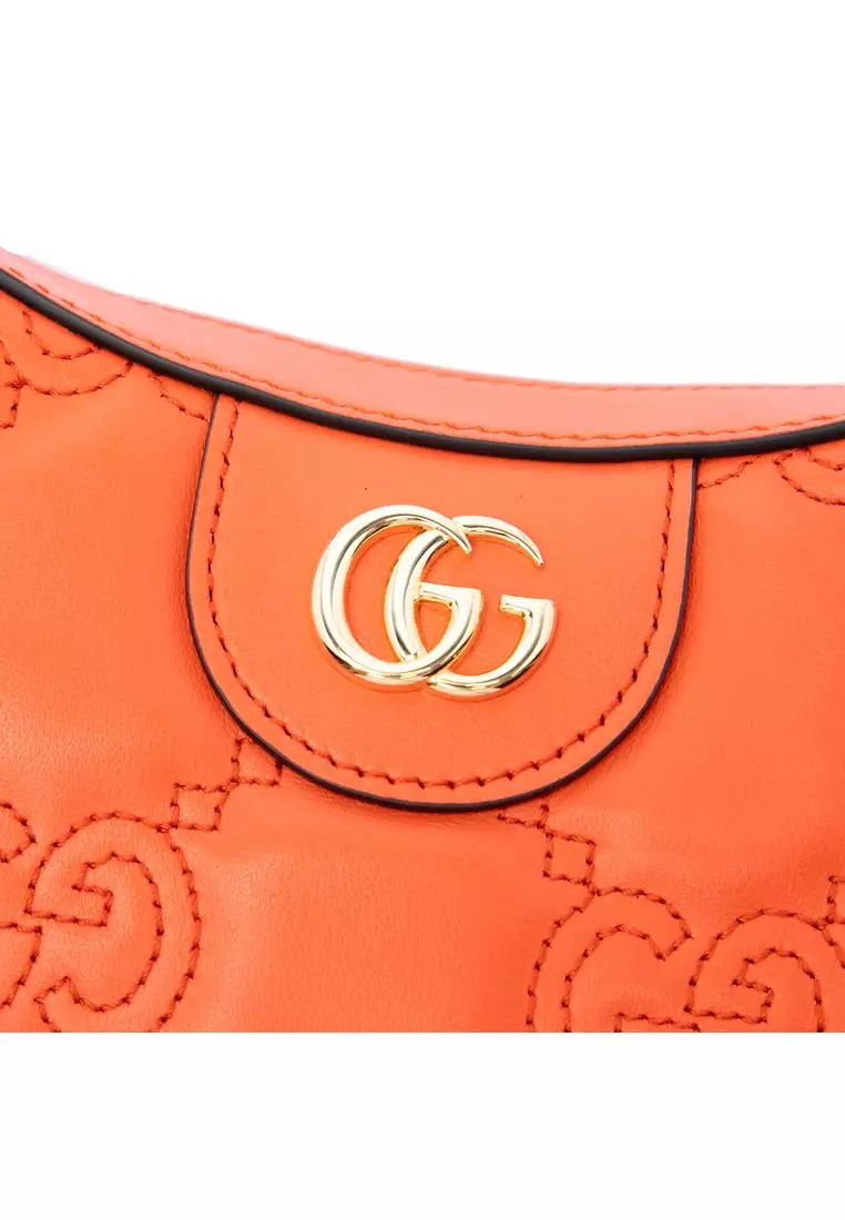 Pre-Loved Gucci Small Gg Marmont Matelasse Calfskin Satchel