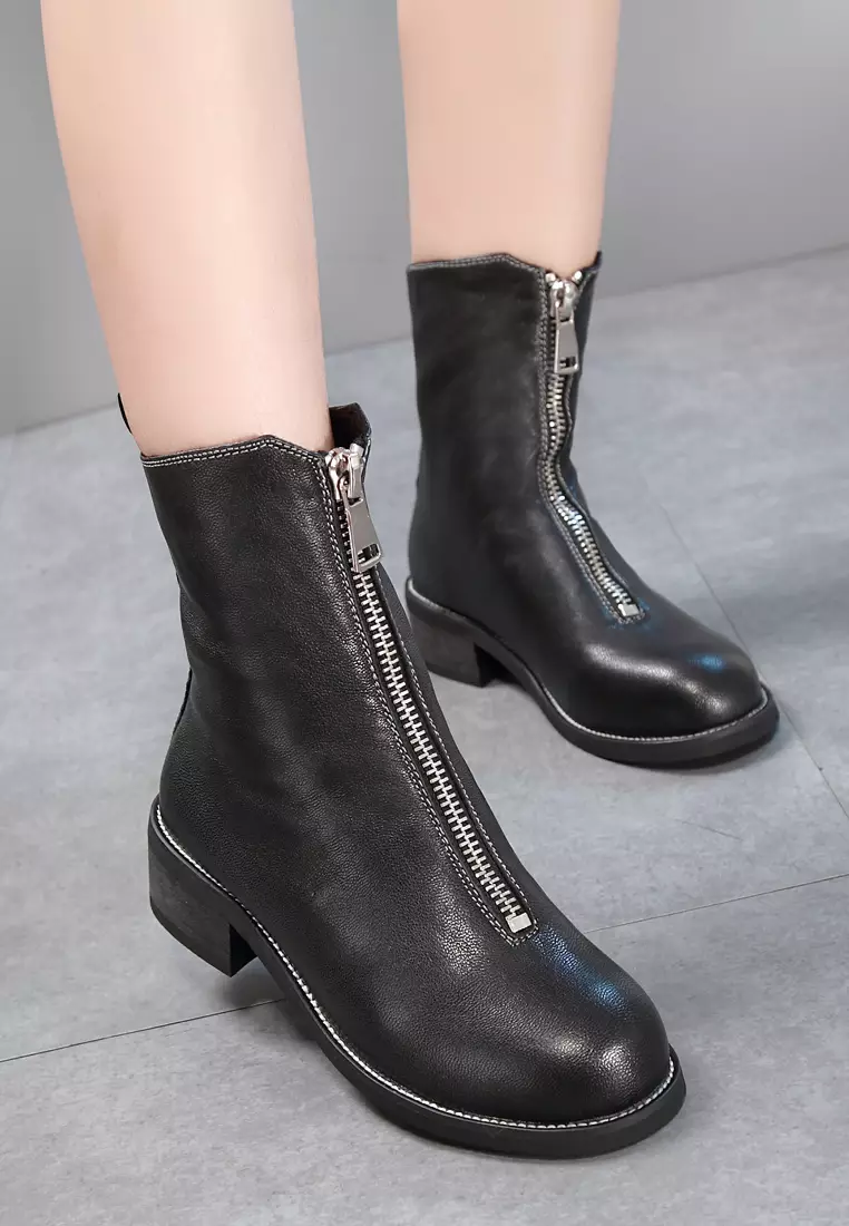 Lamb hot sale leather boots