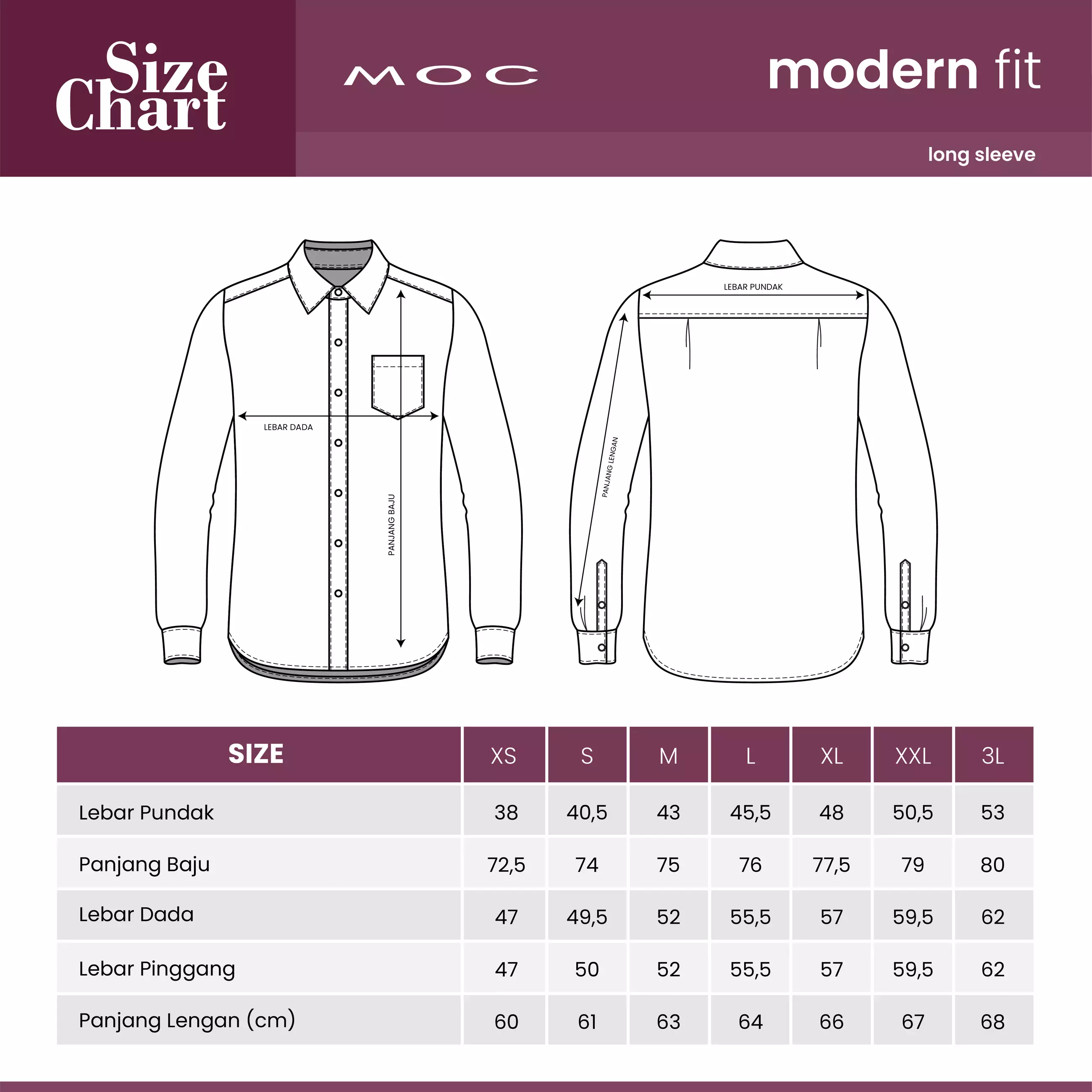 MOC - Kemeja Batik Pria Lengan Panjang Ismaya - Beige