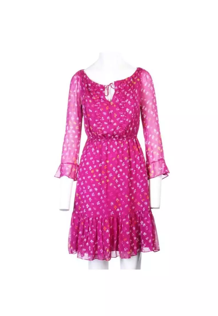 Diane von furstenberg purple dress sales