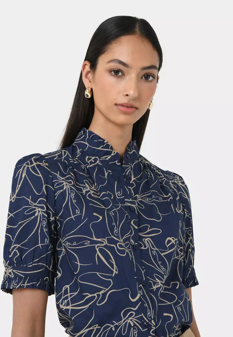 Leen Gathered Blouse