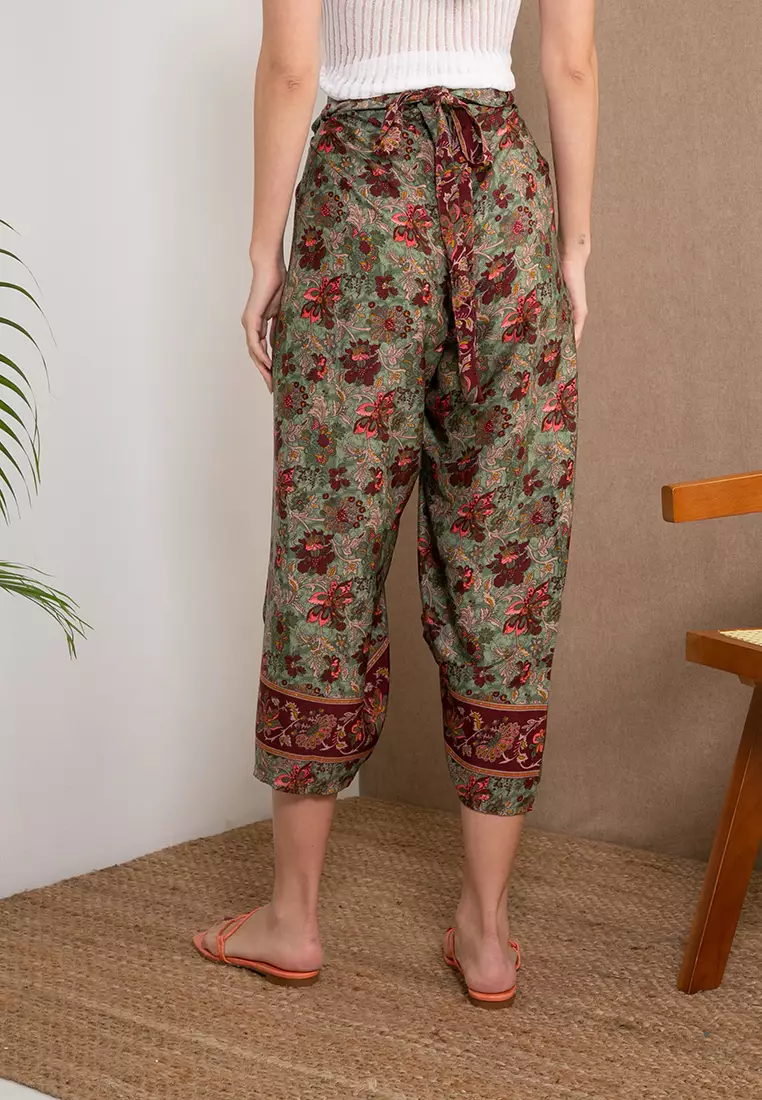 Buy Raja Rani Lifestyle Poly Silk Pareo Pants 2024 Online | ZALORA