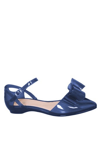 Twenty Eight Shoes blue VANSA 3D Bow Jelly Flats VSW-R513A C1FE5SHE2B0927GS_1