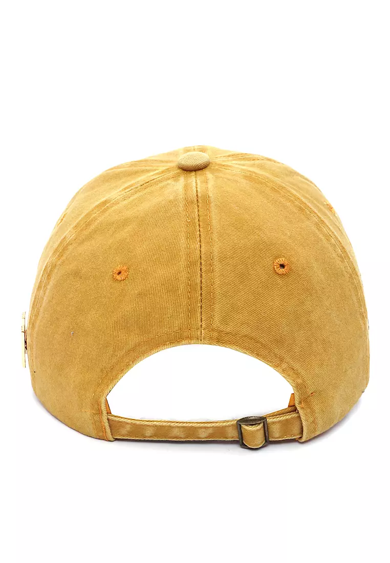 Drsh Topi Baseball Unisex Casual Sport Motive Always Adjustable Material Cotton Jean ORIGINAL - Yellow