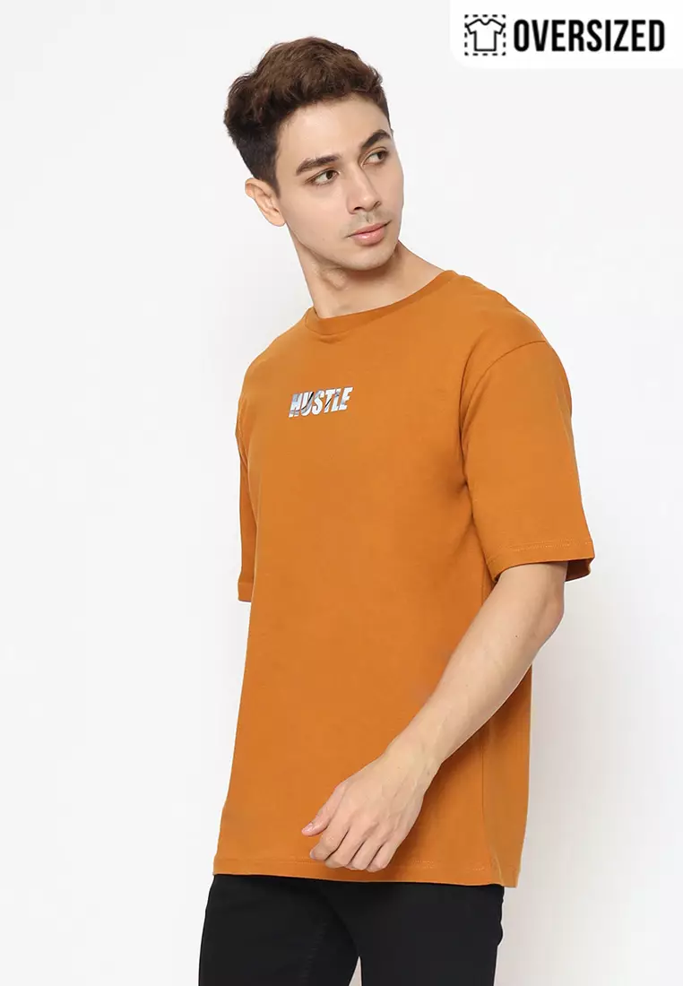 RBJ T-Shirt Cotton Oversized Pria 2079230321