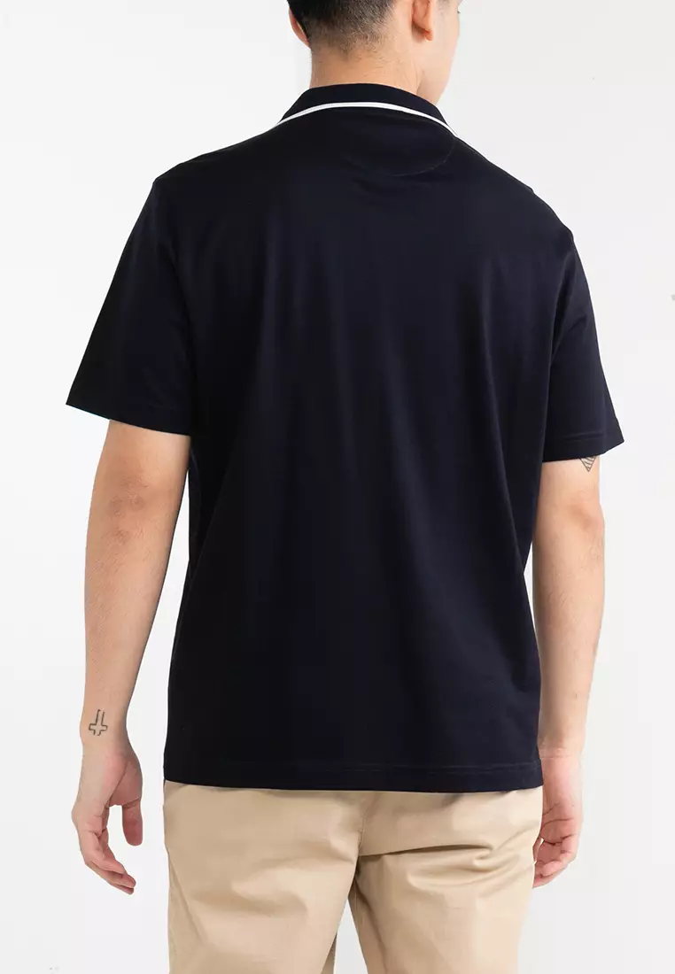 Tipping Collar Polo Shirt