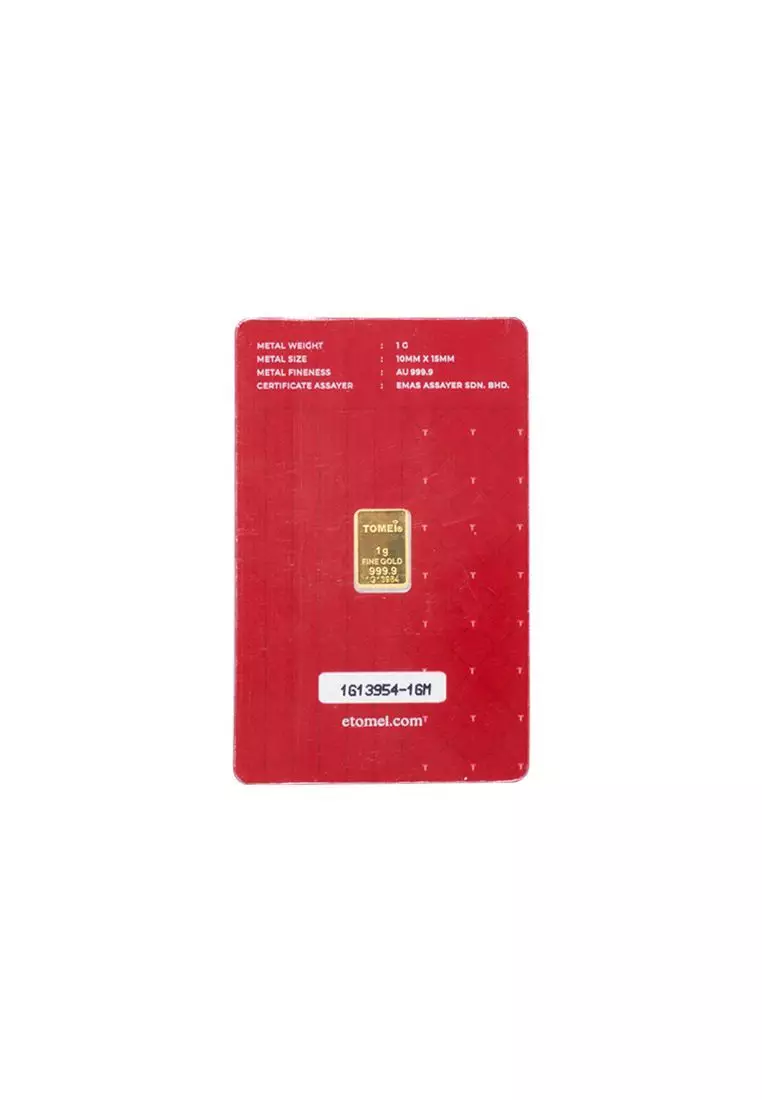 [Tomei Exclusive] KLCC Twin Towers Wafer | 1 Gram | Fine Gold 9999