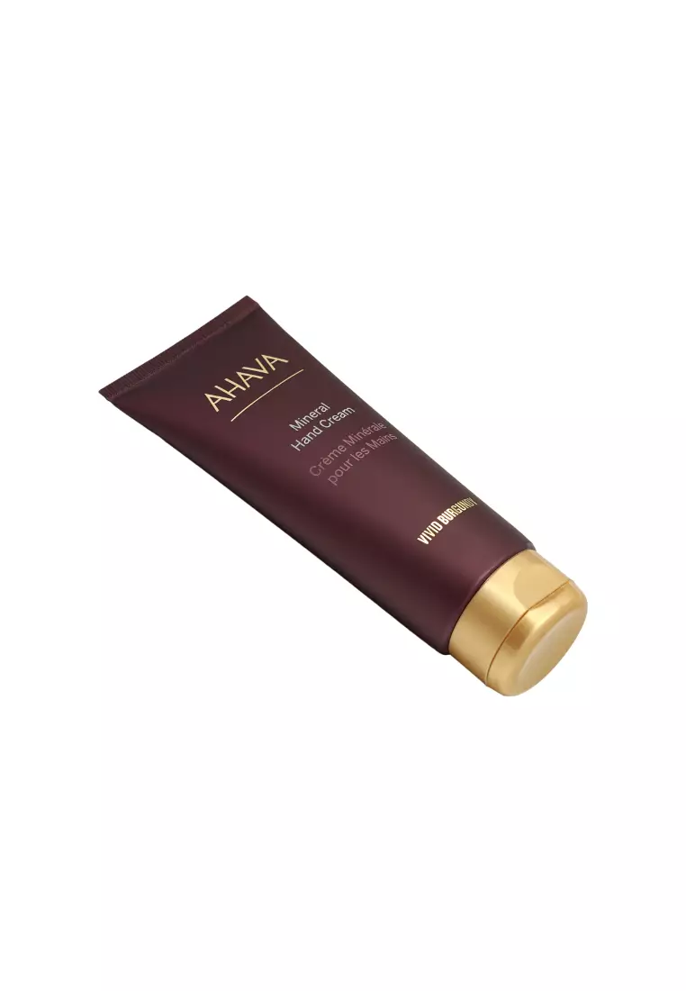 AHAVA Mineral Hand Cream Vivid Burgundy