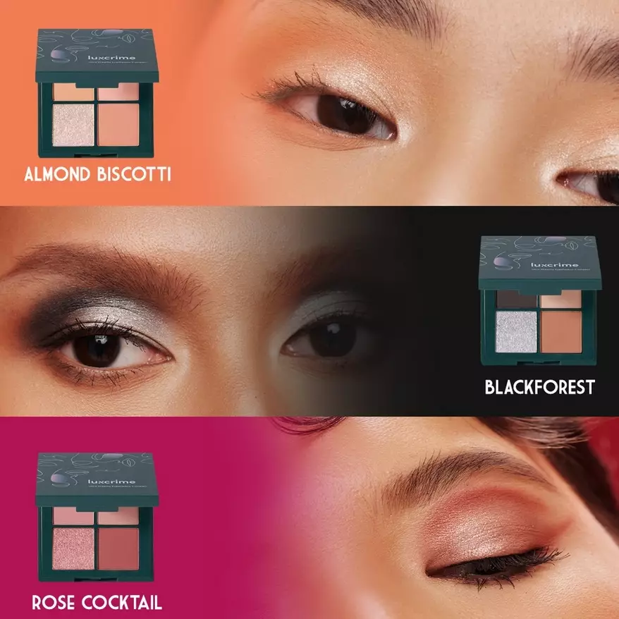 Luxcrime Ultra Dreamy Eyeshadow Compact Almond Biscotti