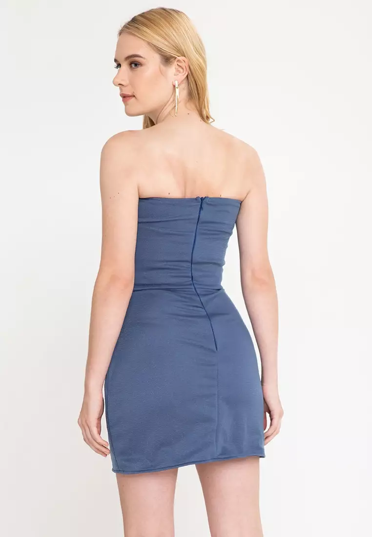 Charmer Corset Wrap Mini Dress