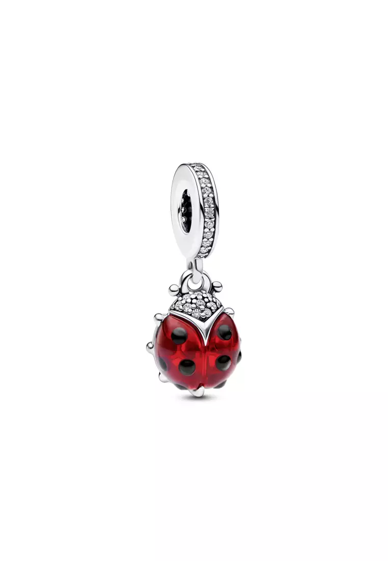 Pandora Red Ladybird Dangle Charm