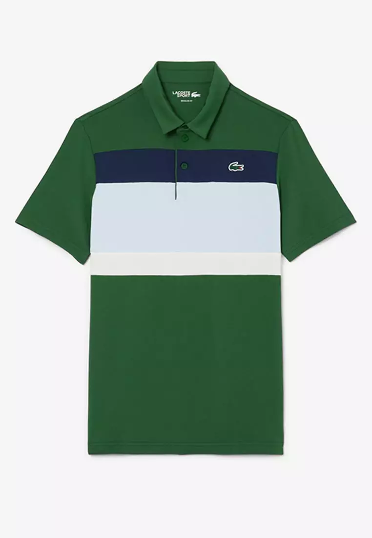 Regular Fit Colour-Block Golf Polo Shirt
