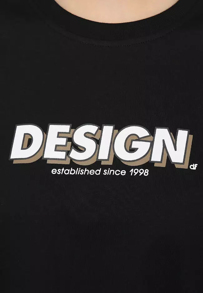 T-Shirt Single Jersey "Design" Rubber