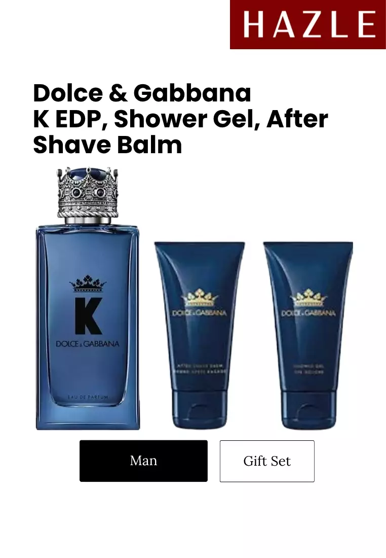 [Gift Set] K By Dolce Gabbana Man EDP 100 ml + Shower Gel 50 ml + After Shave Balm 50 ml