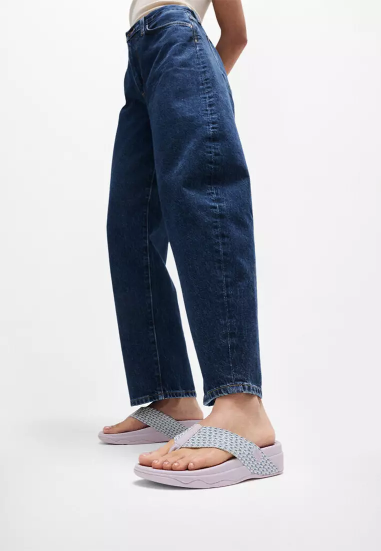 Surfa Multi-tone Webbing Toe-post Sandals