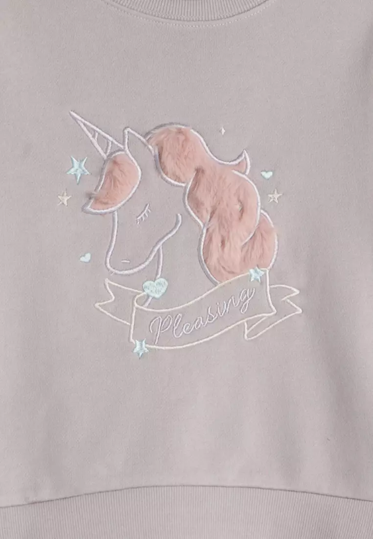 \u3010KIDS\u3011Graphic Print Sweatshirt