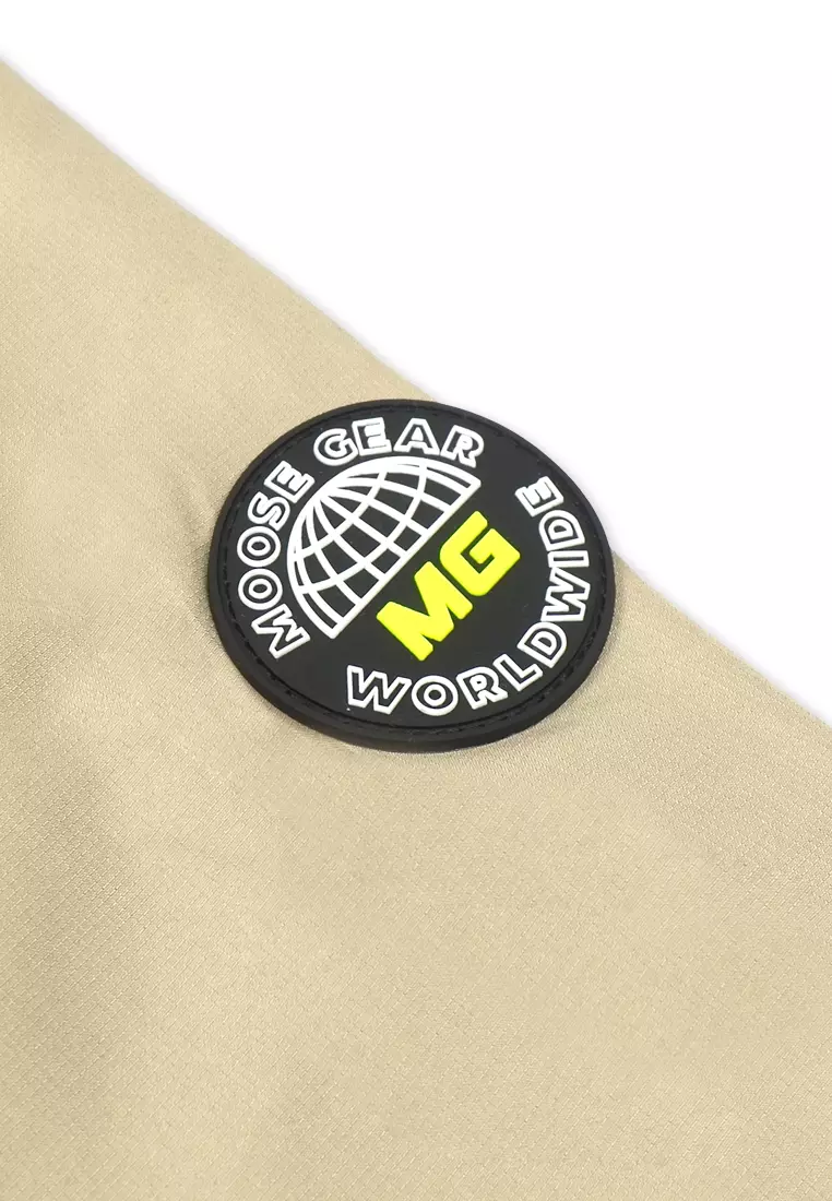 Boys Jacket Combi with Hood and Print Details