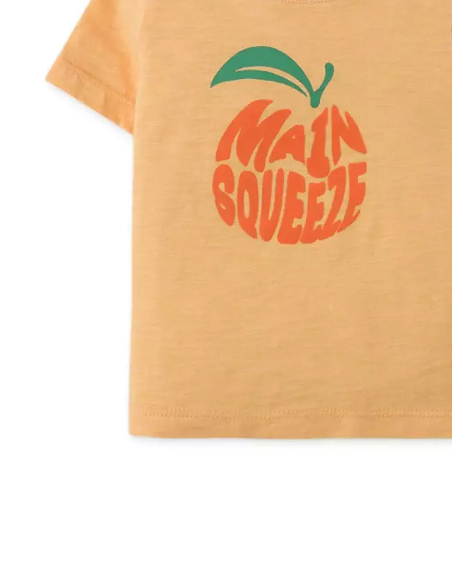 Gingersnaps Baby Amalfi Crush T-Shirt Orange - Kaos Bayi Laki-laki (Orange)