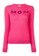 Moncler pink Moncler logo intarsia knitted cashmere Sweater in Pink 69CC7AAE093D69GS_1