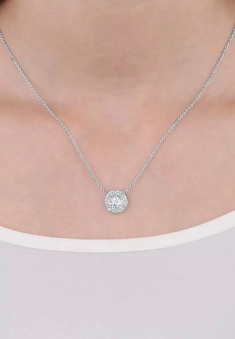 Tesori Necklace SAIW64 925 Silver Zircons