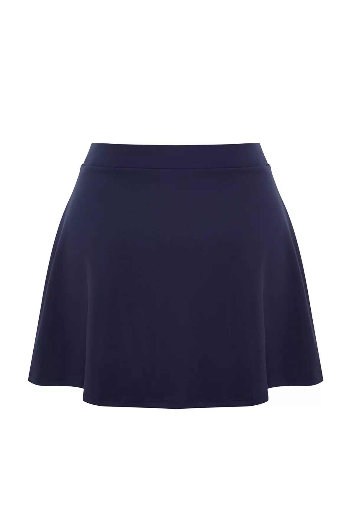 Straight High Waist Plus Size Shorts
