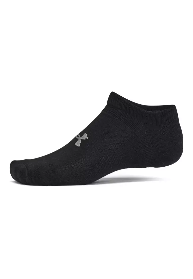 Under Armour Unisex UA Essential Cushion 6-Pack No Show Socks