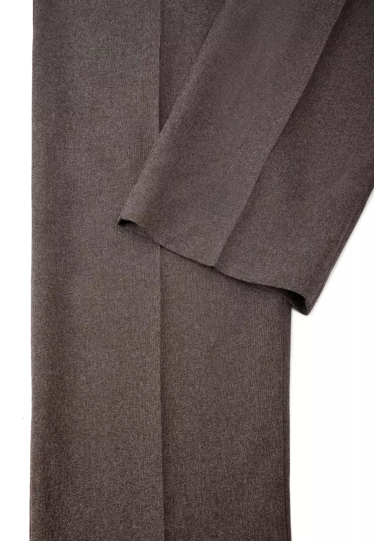 G2000 Teflon Smart Fit Twill Suit Pants with Elastic Waist Band