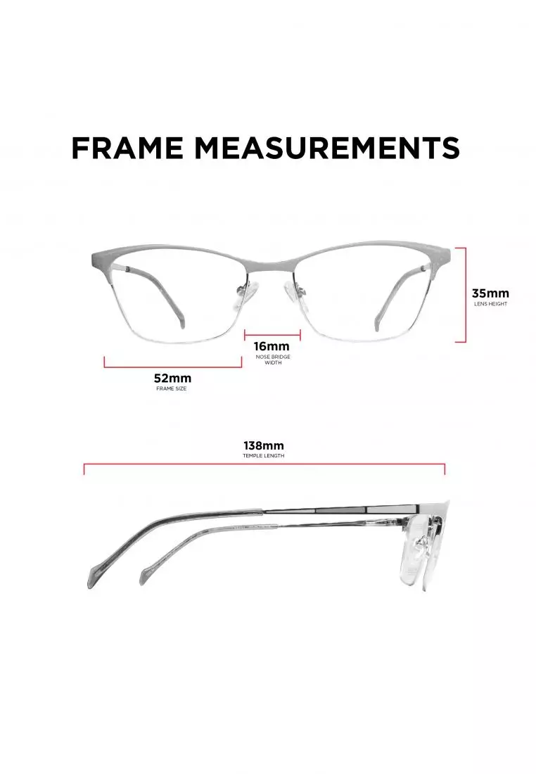 SS933 (C6-Matte Purple & Shiny Silver) Anti-Radiation Computer Eyeglasses for Women