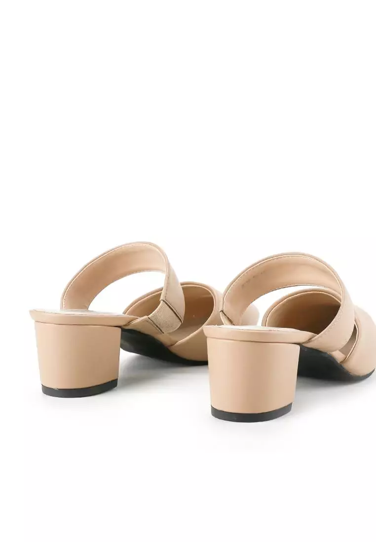 Caroline Sandal  mules Heels Wanita