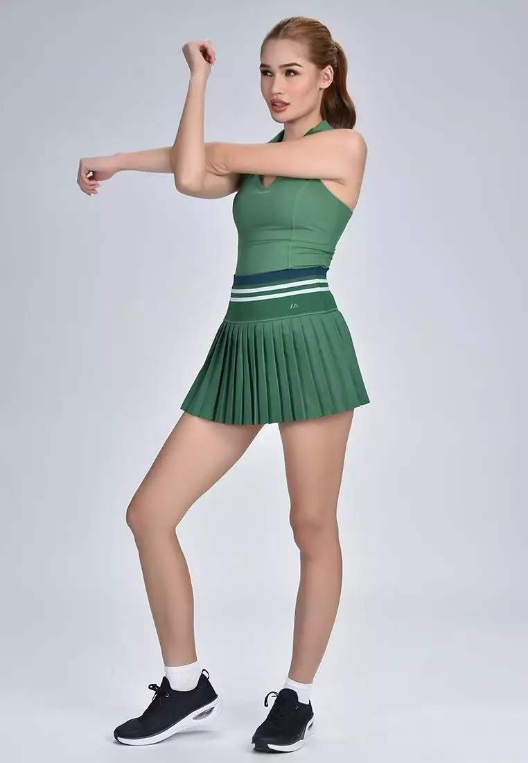 Women's Active Quick Dry Sports Skirt with Inner Shorts