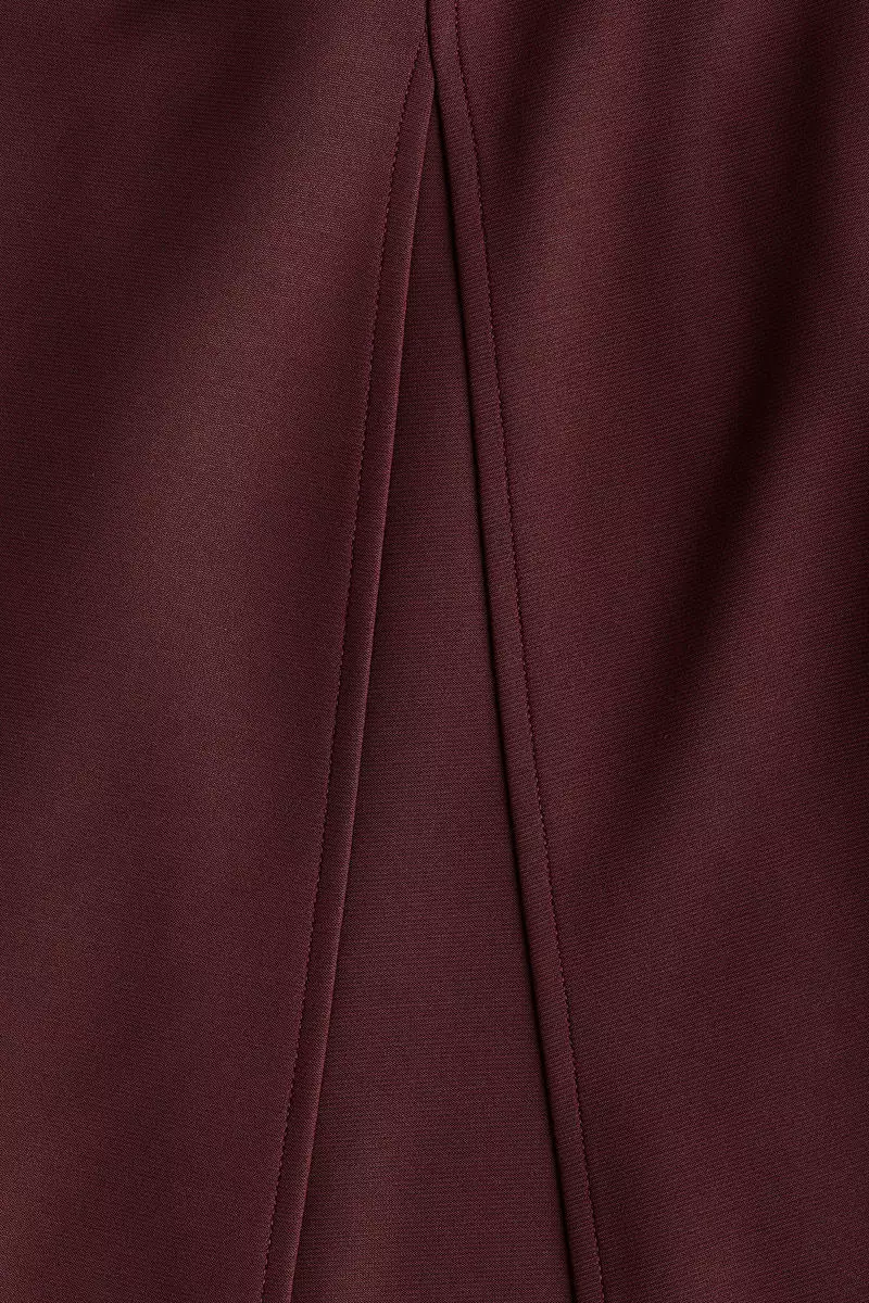 Flared-skirt mini dress