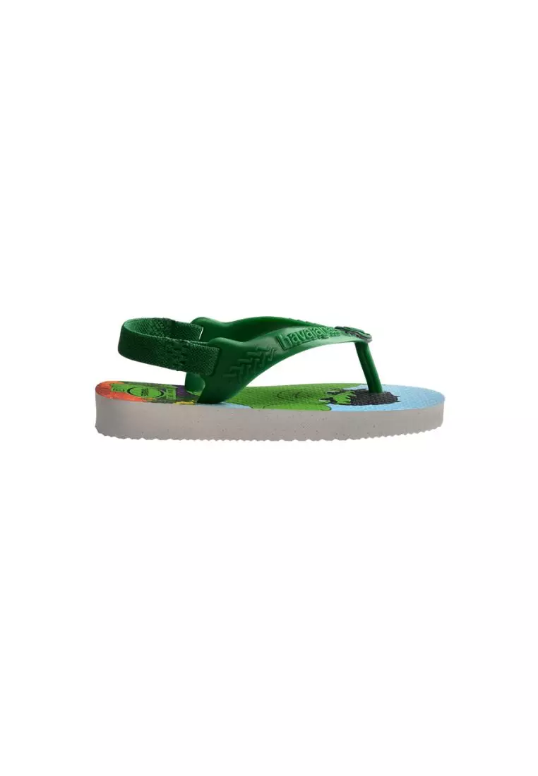 Baby Marvel Flip Flops - White