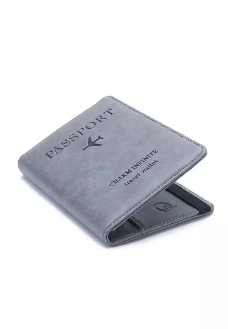 Steward Black Dompet Passport Wallet