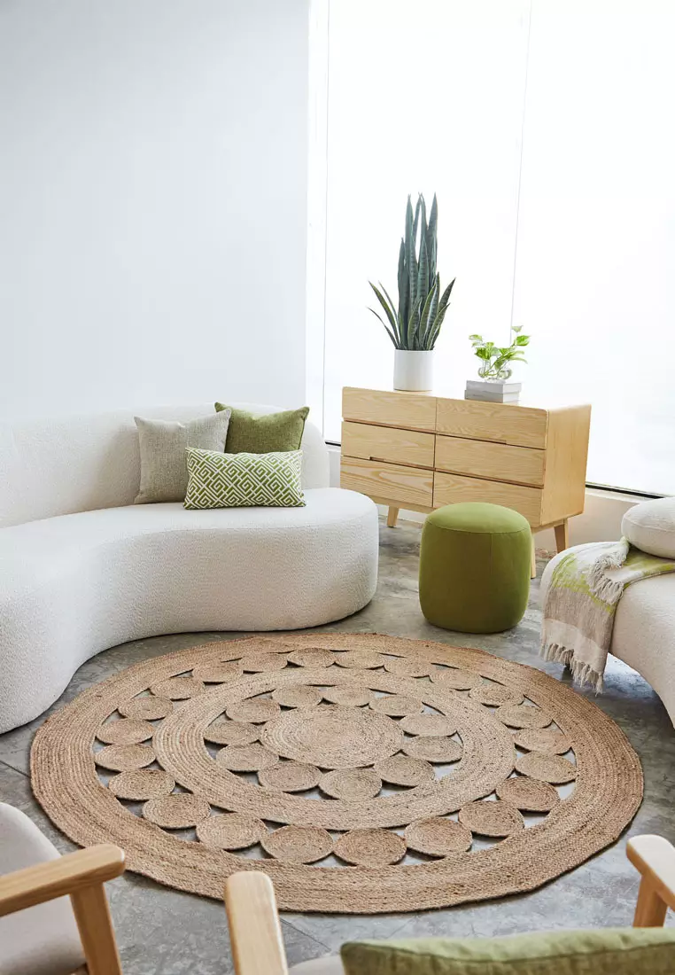 Buy Fella Urban Nyra Braided Jute Rug Online ZALORA Malaysia