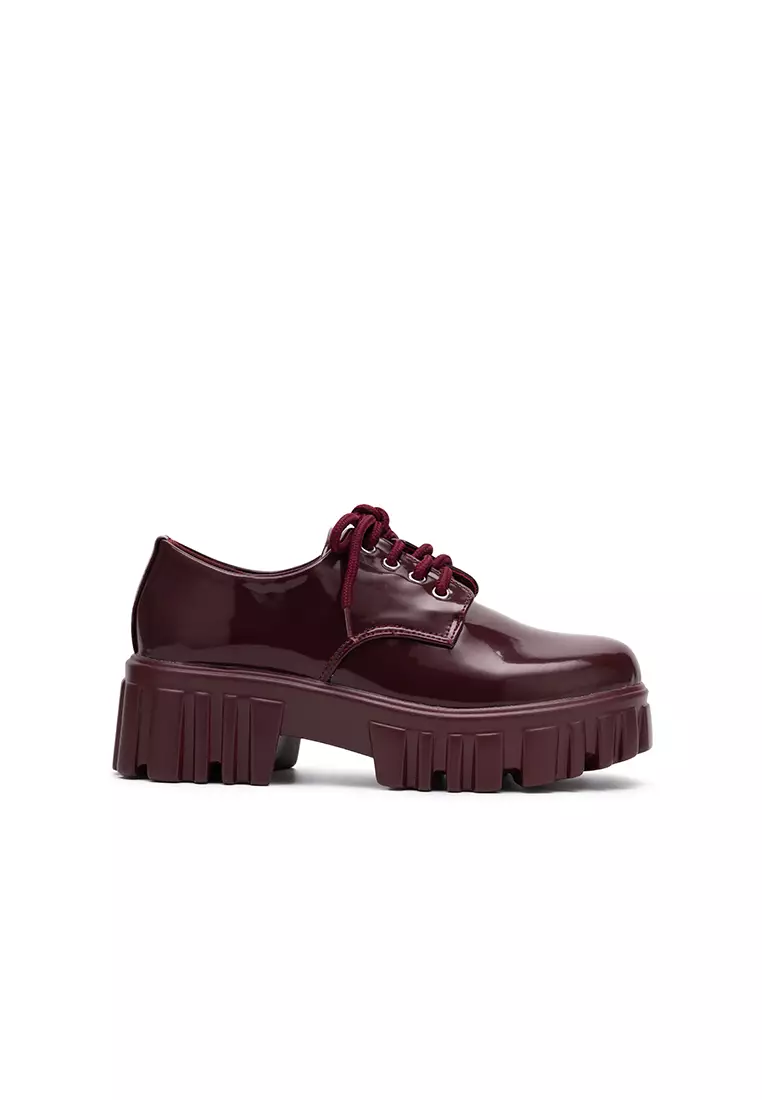 Discount on nose  shoes - SKU: LACE UP CHUNKY PLATFORM OXFORD