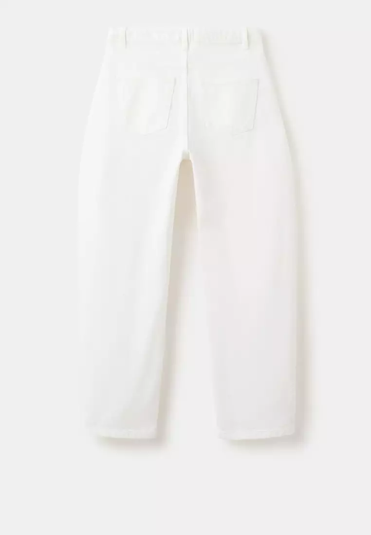 中腰燈籠牛仔褲