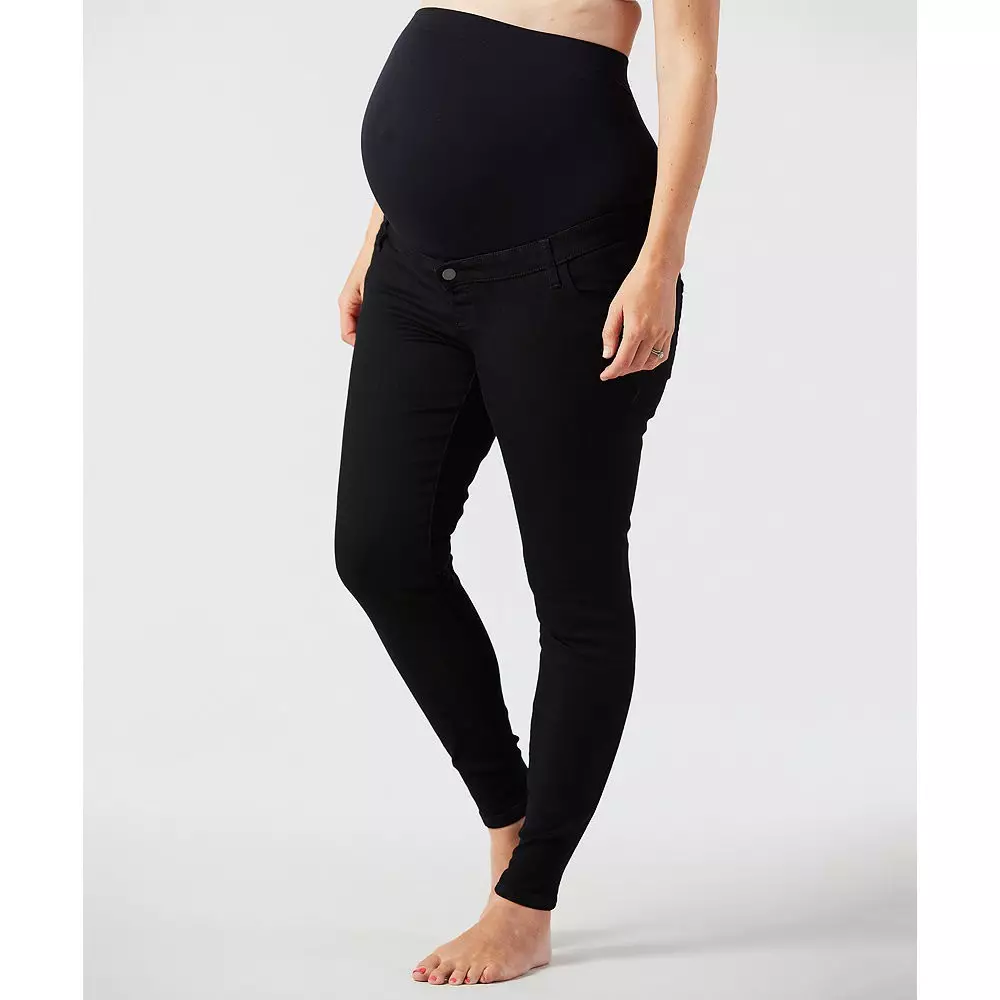 Jual Mothercare Mothercare black skinny overthebump maternity jeans