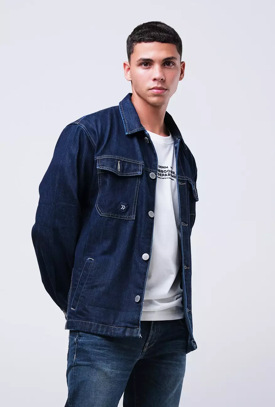 Jacket Denim Pria Hubner