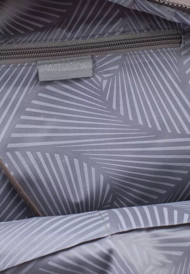 Crinkled Nylon Small Backpack