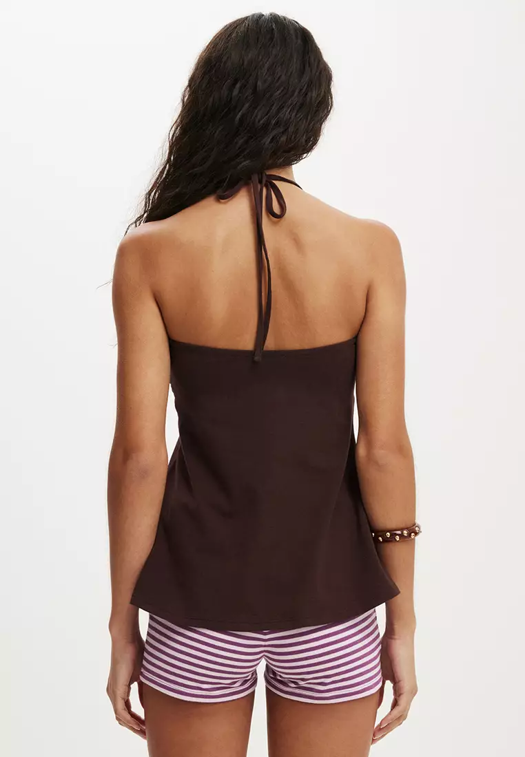 Lucy Babydoll Halter Top