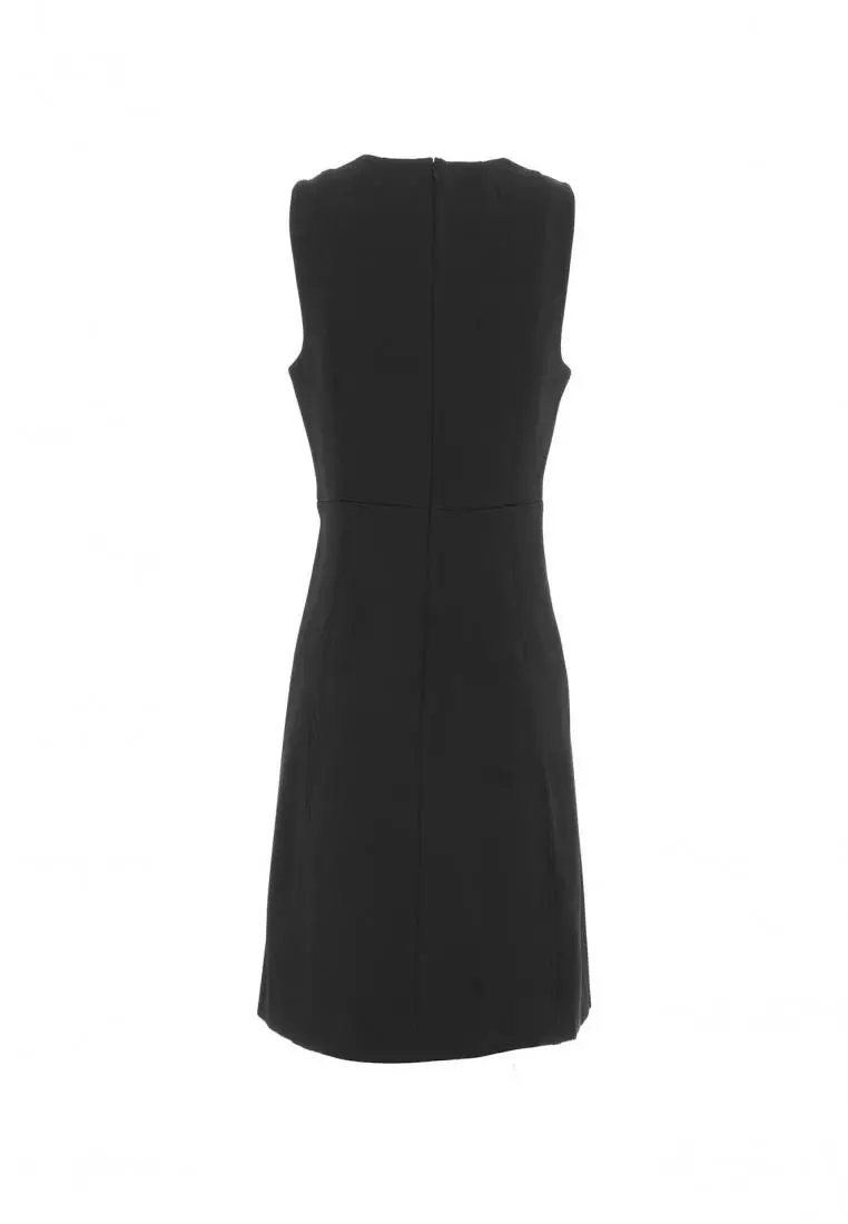 Michael kors black long dress sale